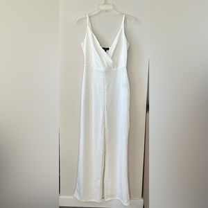 Francesca’s White Jumpsuit, Size S